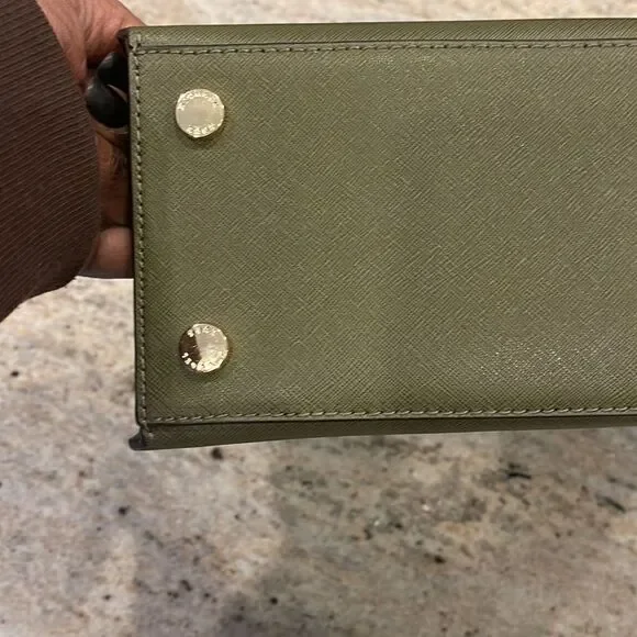 Michael Kors Olive Green Purse